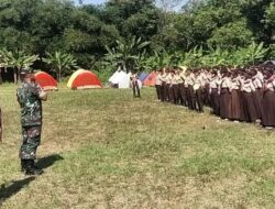 Police Go To School, Polsek Cijeunghing Polres Ciamis Beri Edukasi Anak Pramuka di Buper