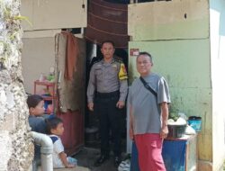 Polsek Ciamis Polres Ciamis Monitoring Progran Rutilahu di Desa Imbanagara Ciamis