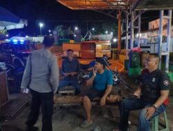 Patroli Biru Jaga Kamtibmas di Wilkum Polsek Cimaragas Polres Ciamis