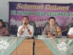 Polsek Cikoneng Polres Ciamis Hadiri Rapat Koordinasi Tingkat Desa