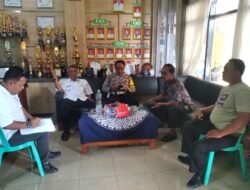 Polsek Cikoneng Polres Ciamis Terjunkan Personel di Acara Rapat Minggon Desa Sindangkasih