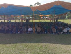 Polsek Cipaku Polres Ciamis Siagakan Anggota di Gebyar Muharram Santunan ke Anak Yatim