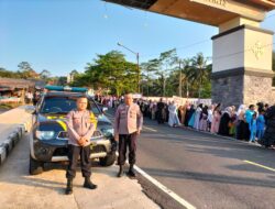 Polsek Panawangan Bersiaga Pengamanan Pawai Taaruf Peringati Tahun Baru Islam 1446 H