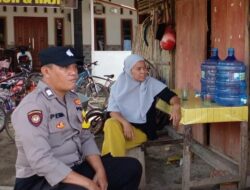 Jaga Kondusifitas, Polsek Lakbok Polres Ciamis Koorkom ke Warga Desa Sukanagara