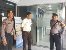 Sat Samapta Polres Ciamis Koordinasi Bersama Satpam Perbankan Antisipasi Bahaya Kamtibmas