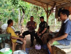 Perkuat Sinergitas, Polsek Cijeungjing Polres Ciamis Koorkom ke Warga Desa Kertaharja