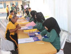 Anggota Polres Ciamis Dicek Kesehatan Tubuh dan Jiwa