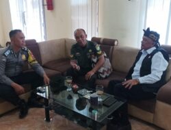 Perkuat Sinergitas, Polsek Ciamis Polres Ciamis Koorkom Bersama Kades Sadananya
