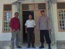 Berikan Rasa Nyaman, Polsek Lakbok Polres Ciamis Gelar PAM Ibadah di Gereja Panthekosta