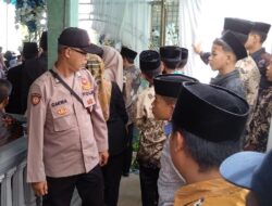 Cipkon, Polsek Rancah Polres Ciamis Datangi dan Pengamanan Kegiatan Hajatan Warga di Desa Dadiharja