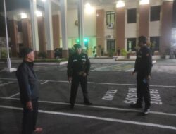 Tiga Personel Samapta Patroli Dialogis Sasar Kantor Pengadilan Negeri Beri Imbauan Kamtibmas