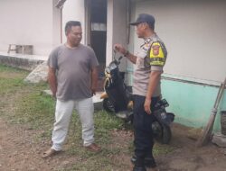Polsek Cikoneng Polres Ciamis Datangi dan Beri Himbauan Kamtibmas ke Warga Gandasari*