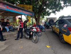 Humanis, Personel Samapta Datangi Ojek Pangkalan Islamic Center Beri Imbauan Kamtibmas