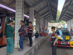 Berantas Premanisme, Sat Samapta Polres Ciamis Koorkom ke Kepala Terminal Ciamis