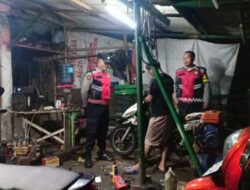 Cipkon Di Jam Rawan, Personel Polsek Sukadana Polres Ciamis Patroli Kamtibmas Hingga Subuh