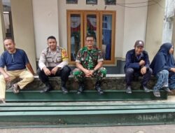 Ops Mantap Praja, Polsek Kawali Polres Ciamis Koorkom di Awiluar Beri Imbauan Kamtibmas