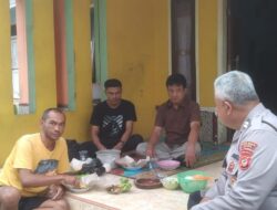 Datang ke Tokoh Pemuda, Anggota Polsek Kawali Koorkom Kamtibmas Jelang Pilkada Serentak