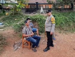 Bahaya Judi Online, Polsek Cijeungjing Polres Ciamis Beri Imbauan ke Warga Karang Anyar