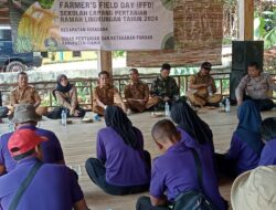 Polsek Sukadana Polres Ciamis Monitoring Pertanian ke Warga di Kecmaatan Sukadana