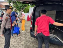 Antisipasi Tindak Kriminalitas, Satuan Samapta Polres Ciamis Beri Pengawalan TKK ke 9 Unit BRI Ciamis