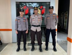Ops Mantap Praja, Polres Ciamis Siagakan Personel PAM di Kantor Bawaslu Ciamis