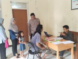 Polsek Banjarsari Salurkan Bantuan Sosial Cegah Stunting