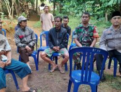 Kepedulian Sosial, Polsek Cijeungjing Polres Ciamis Takziah ke Keluarga Duka di Karang Anyar