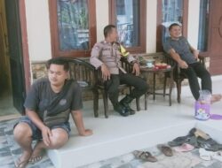 Ops Mantap Praja, Polsek Kawali Polres Ciamis Koorkom di Cipendeuy Beri Imbauan Kamtibmas