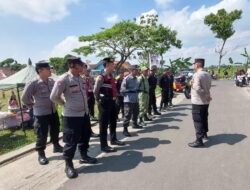 Polres Ciamis Siagakan Personel Pengamanan Hiburan Masyarakat di Desa Cisadap