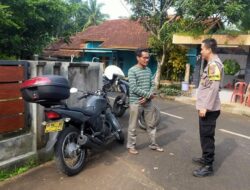 Humanis, Polsek Cipaku Polres Ciamis Koorkom Kamtibmas Hadapi Pilkada Serentak ke Warga Cijoho