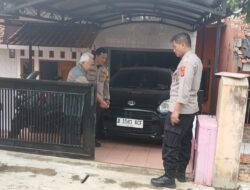 Personel Polsek Ciamis Datangi TKP Pencurian Kendaraan Bermotor di Perum Baladewa