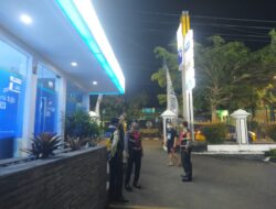 Sat Samapta Polres Ciamis Koordinasi Bersama Satpam Perbankan Antisipasi Bahaya Kamtibmas