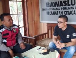 Cooling System, Polsek Cisaga Koorkom Kamtibmas ke Penyelenggara Pemilu di Cisaga