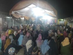 Polsek Sukadana Polres Ciamis Ikuti Acara Maulid Nabi di Tingkat Kecamatan di Pasar Dongkal