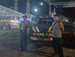 Berikan Rasa Nyaman, Dua Personel Polsek Panjalu Patroli KRYD ke Kawasan Obvit dan Pemukiman