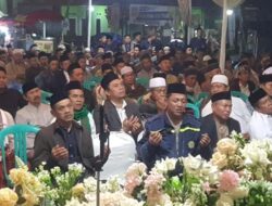 Polsek Ciamis Polres Ciamis Ikuti Acara Maulid Nabi di Desa Tanjungsari Sadananya