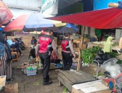Dukung Penanganan Inflasi, Sat Samapta Polres Ciamis Patroli Bahan Pokok Cegah Penimbunan