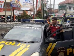 Jaga Kondusifitas Malam Hari Samapta Polres Ciamis Patroli Ke Pusat Perbelanjaan