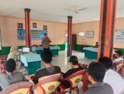 Polsek Pamarican Polres Ciamis Sosialisasikan Bahaya Narkoba ke Warga Desa Sukamukti