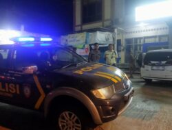 Cipkon Di Jam Rawan, Personel Polsek Sukadana Polres Ciamis Patroli Kamtibmas Hingga Subuh