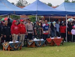 Kapolsek Cikoneng Hadiri Jalan Sehat Semarak Pilkada Serentak Tingkat Kecamatan Sindangkasih