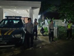 Kapolsek Cipaku Polres Ciamis Pimpin Langsung Pengamanan Turnamen Bola Voli Gemtas