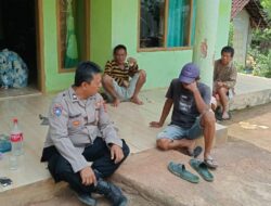 Perkuat Sinergitas, Polsek Sukadana Polres Ciamis Koorkom Pekat ke Warga di Salegok