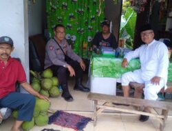 Perkuat Sinergitas, Polsek Rancah Polres Ciamis Koorkom Kamtibmas ke Tomas di Patakaharja