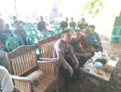 Cipkon di Masyarakat, Polsek Lakbok Polres Ciamis Datangi Hajatan Warga Kutawaringin