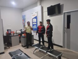 Sat Samapta Polres Ciamis Koordinasi Bersama Satpam Perbankan Antisipasi Bahaya Kamtibmas