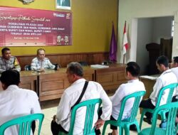 Polsek Kawali Datang Sampaikan Himbauan Kamtibmas di Rakor Tingkat Desa Awiluar