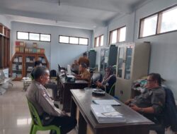 Perkuat Sinergitas, Polsek Panumbangan Polres Ciamis Koorkom Kamtibmas ke Pegawai Desa