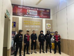 Ops Mantap Praja, Patroli Perintis Presisi Sat Samapta Polres Ciamis ke Lapas Ciamis