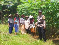 Dukung Program Asta Cita, Polsek Cipaku Polres Ciamis Ajak KWT Manfaatkan Lahan Desa Jadi Produktif